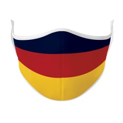 Face Mask - Navy, Red & Gold Aussie Rules