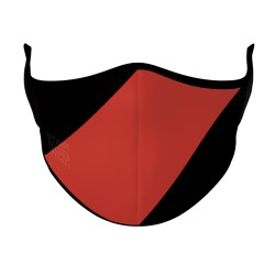 Face Mask - Red & Black Aussie Rules