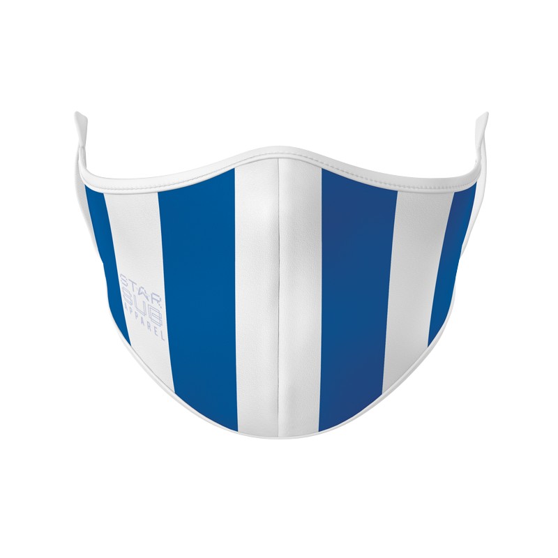 face mask blue or white out