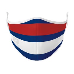 Face Mask - Red, White & Blue Aussie Rules