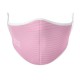 Boutique Pink Diagonal Lines Face Mask